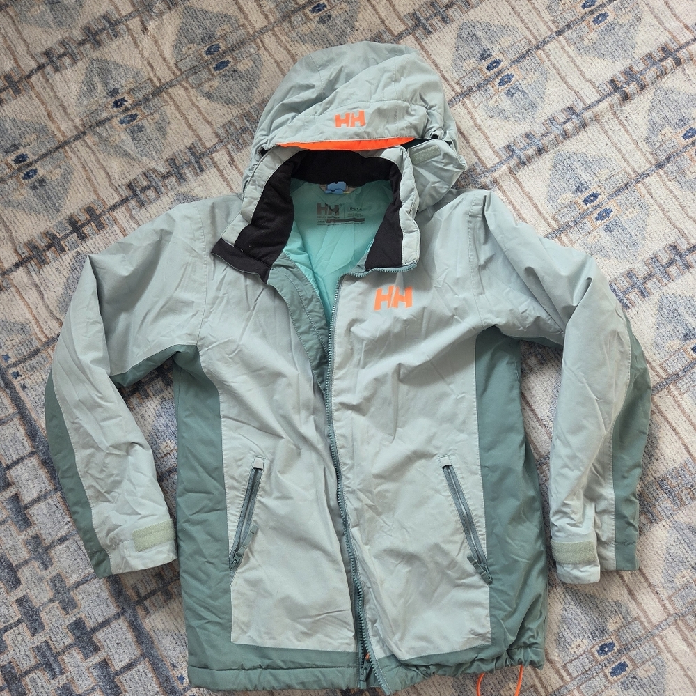 Helly Hansen Light Green Hooded Jacket